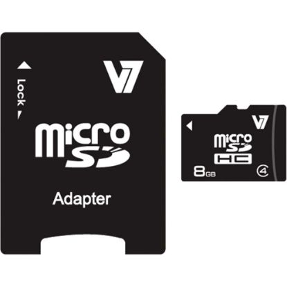 Picture of V7 microSDHC - 10 MB/s Read - 4 MB/s Write