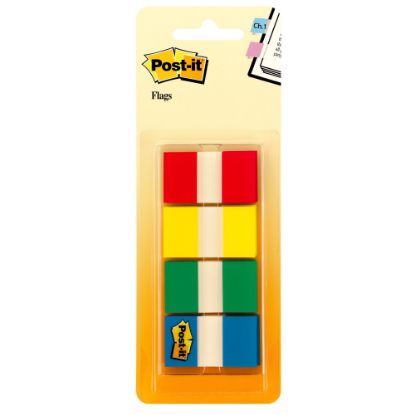 Picture of Post-it Notes Flags, 1in, Assorted Colors, 40 Flags Per Pad, Pack Of 4 Pads