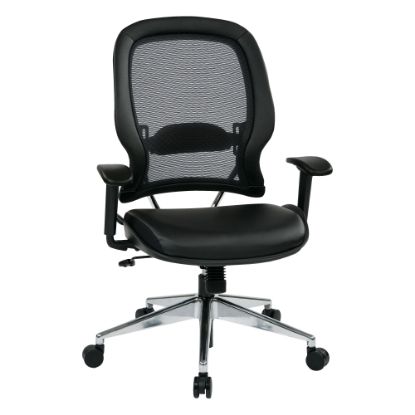 Picture of Office Star Space Seating Ergonomic Mesh High-Back Chair, Black/Silver