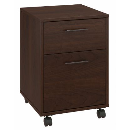 Picture of Bush Business Furniture Key West 15-3/4inD Vertical 2-Drawer Mobile File Cabinet, Bing Cherry, Delivery