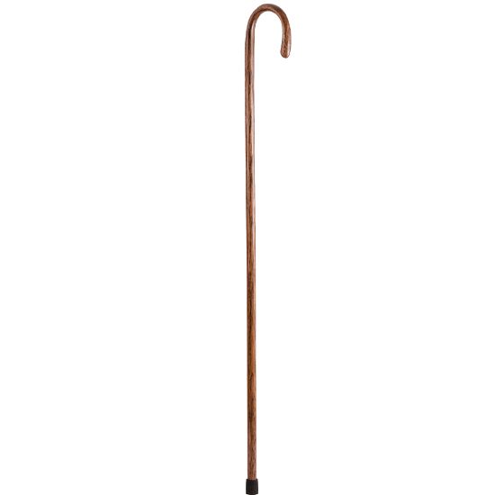 Picture of Brazos Walking Sticks Free Form Oak Shepherd's Crook Walking Stick, 58in, Red