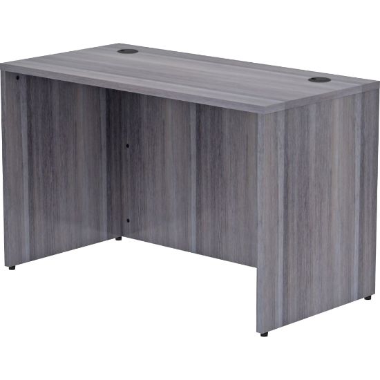 Picture of Lorell Essentials 48inW Computer Desk, Weathered Charcoal