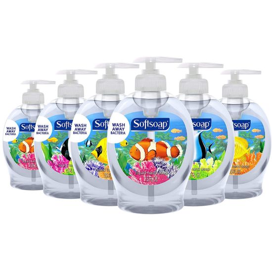 Picture of Softsoap Aquarium Hand Soap, Fresh Scent, 7.5 Oz., Pack Of 6 Bottles