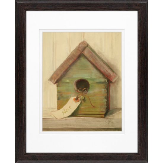 Picture of Timeless Frames Supreme Espresso-Framed Traditional Artwork, 11in x 14in, Birdhouse