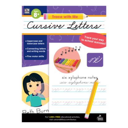 Picture of Carson-Dellosa Trace With Me: Cursive Letters Activity Book, Grades 2 - 5