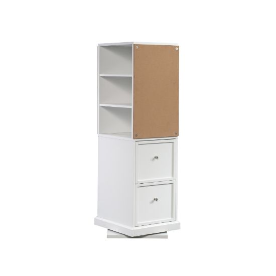 Picture of Sauder Craft Pro Series Craft Tower, 2 Adjustable Shelves, White