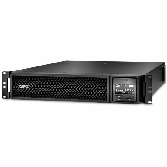 Picture of APC by Schneider Electric Smart-UPS SRT 3000VA RM 208V - 2U Rack-mountable - 3 Hour Recharge - 4 Minute Stand-by - 208 V Input - 208 V AC Output - Sine Wave - 1 x NEMA L6-30R, 2 x NEMA L6-20R - 3 x Battery/Surge Outlet