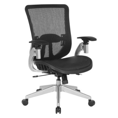 Picture of Office Star Vertical Ergonomic Mesh Mid-Back Managers Chair, Black