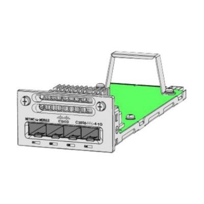 Picture of Cisco - Expansion module - 1GbE - 4 ports - for Catalyst 3850-12, 3850-12X48, 3850-24, 3850-48