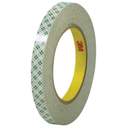 Picture of 3M 410 Double-Sided Masking Tape, 3in Core, 0.5in x 108ft, Off-White, Case Of 3