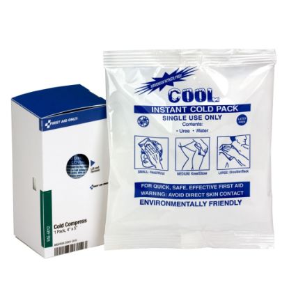 Picture of First Aid Only SmartCompliance Cold Pack Refill, 4in x 5in, Blue