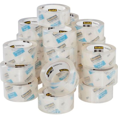 Picture of Scotch Heavy Duty Shipping Packaging Tape- 36 Pack, 1.88in x 54.60 yds - 1.88in Width x 54.60 yd Length - 3in Core - Synthetic Rubber Resin - Rubber Resin Backing - 36 / Carton - Clear