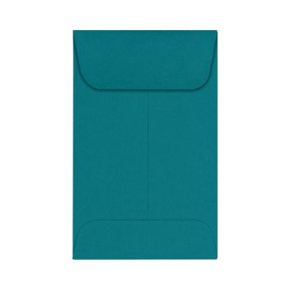 Picture of LUX Coin Envelopes, #1, Gummed Seal, Teal, Pack Of 1,000