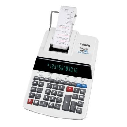 Picture of Canon MP27DII Printing Calculator, Gray