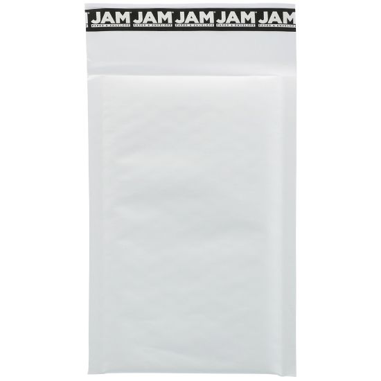 Picture of JAM Paper #00 Bubble Mailer, Peal & Seal, White, Pack Of 25