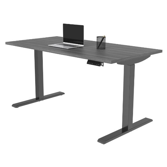 Picture of Realspace Magellan Performance Electric 60inW Height-Adjustable Standing Desk, Gray