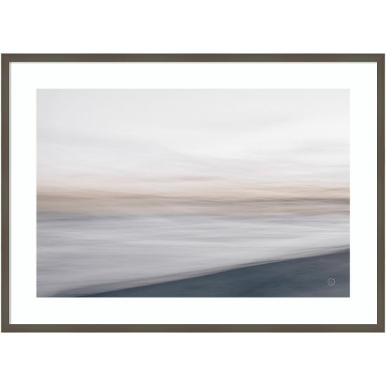 Picture of Amanti Art Waves Move Me I by Nathan Larson Wood Framed Wall Art Print, 41inW x 30inH, Gray