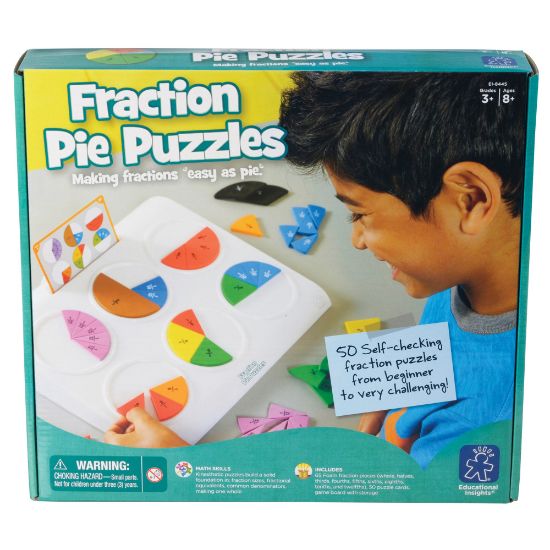 Picture of Educational Insights Fraction Pie Puzzles