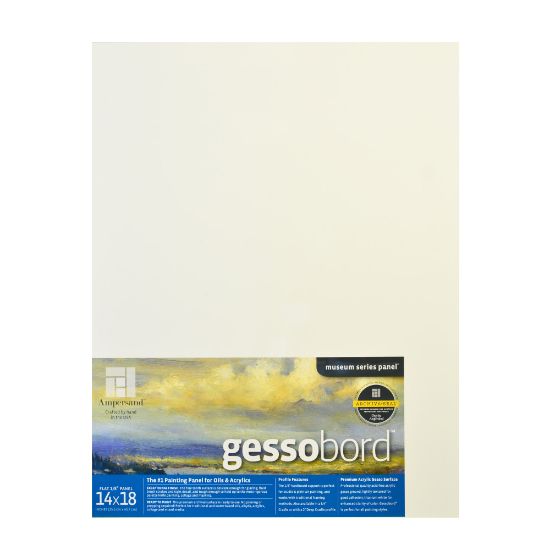 Picture of Ampersand Gessobord, 14in x 18in, 1/8in, White, Pack Of 2