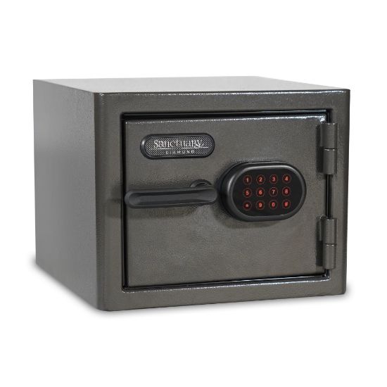 Picture of Sanctuary Diamond Digital Home/Office Safe, 0.79 Cu. Ft., Dark Grey Hammertone