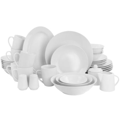 Picture of Gibson Home Classic Pearl Fine Ceramic 39-Piece Dinnerware Combo Set, White