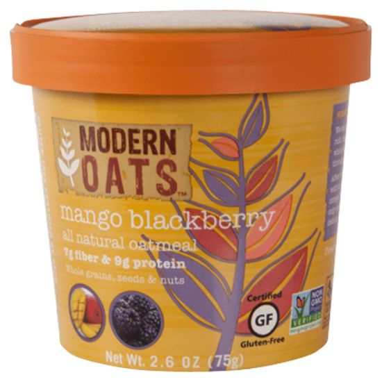 Picture of Modern Oats Oatmeal Cups, Mango Blackberry, 2.6 Oz, Pack Of 12