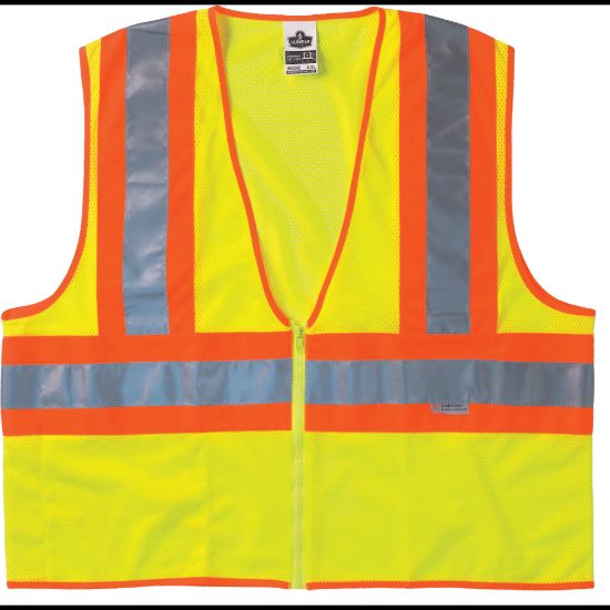 Picture of Ergodyne GloWear Safety Vest, Type R Class 2, L/XL, 2-Tone Lime, 8230Z