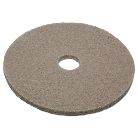 Picture of SKILCRAFT Floor Pads, 20in, Tan, Pack Of 5 Pads (AbilityOne 7910008209898)