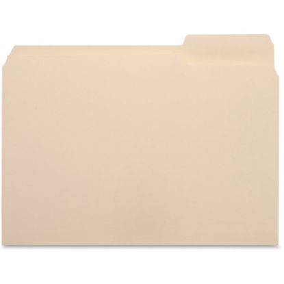 Picture of Business Source 1/3-Cut Right Tab File Folders, 3/4in Expansion, Letter Size, Manila, Box Of 100 Folders