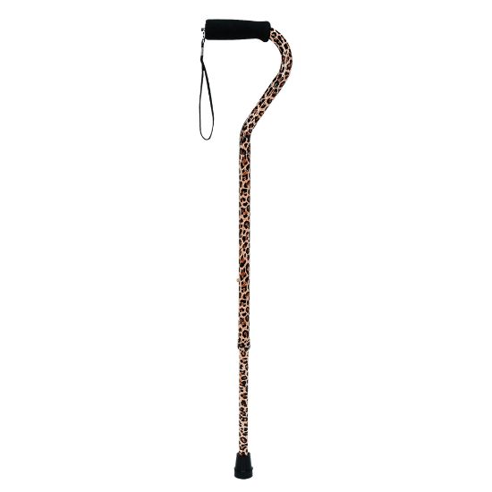 Picture of DMI Lightweight Adjustable Aluminum Cane, 39in, Leopard