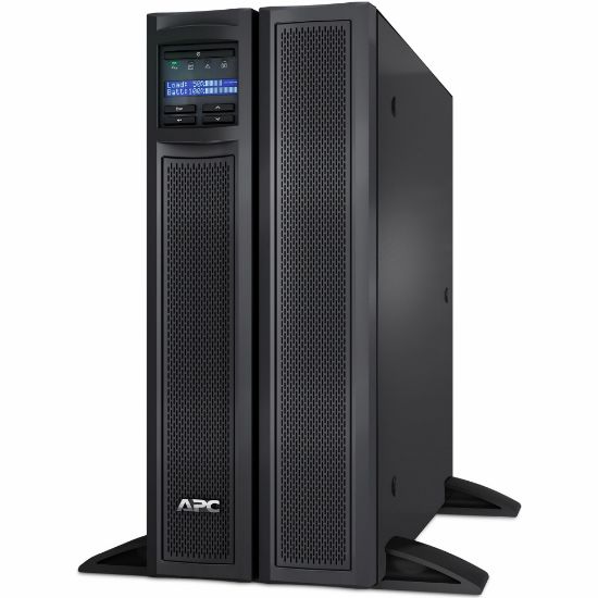 Picture of APC by Schneider Electric Smart-UPS X 2000VA Rack/Tower LCD 100-127V - 4U Rack-mountable - 3 Hour Recharge - 11 Minute Stand-by - 120 V Input - 120 V AC Output - Sine Wave - Serial Port - USB - 6 x NEMA 5-15R, 3 x NEMA 5-20R, 1 x NEMA L5-20R