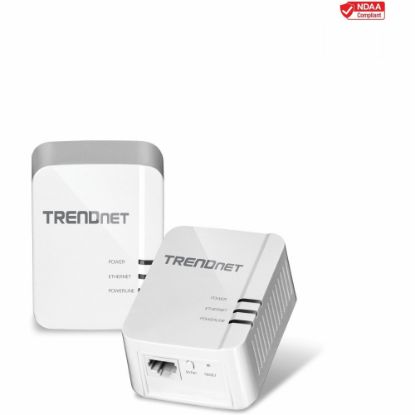 Picture of TRENDnet TPL-422E2K - Kit - bridge - - 1GbE - wall-pluggable (pack of 2)