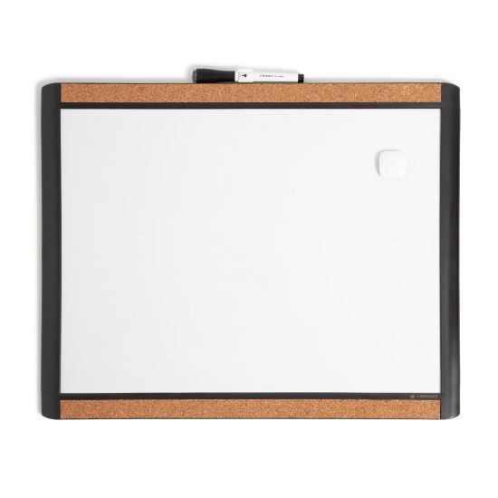 Picture of U Brands PINIT Magnetic Dry-Erase Board, 20in X 16in, Black Frame (426U00-01)