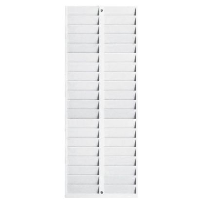 Picture of Pyramid Employee Badge Rack, Gray