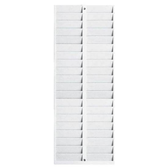 Picture of Pyramid Employee Badge Rack, Gray