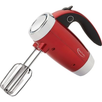 Picture of Betty Crocker 7-Speed Power Up Hand Mixer With Stand, Red