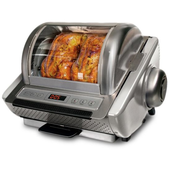 Picture of Ronco EZ-Store Rotisserie Oven, Silver