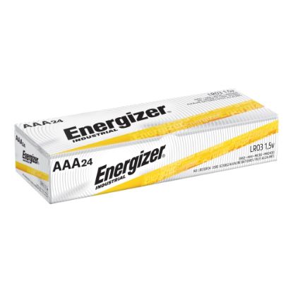 Picture of Energizer Industrial AAA Alkaline Batteries, Pack Of 24