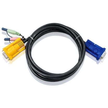 Picture of ATEN 2L-5203A 3M Video KVM Cable with Audio - 10ft