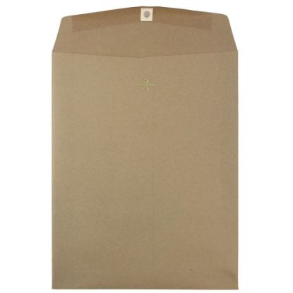 Picture of JAM Paper Open-End 10in x 13in Manila Catalog Envelopes, Gummed Closure, Brown Kraft Paper Bag, Pack Of 25