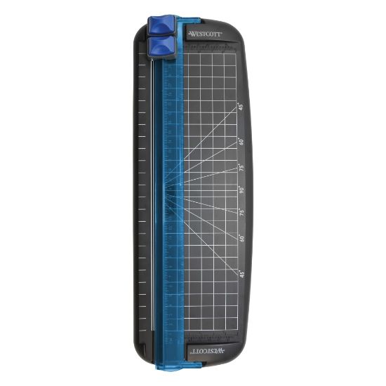 Picture of Westcott Multi-Purpose Personal Trimmer, 12in x 4 3/4in, Black/Blue