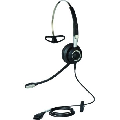 Picture of Jabra BIZ 2400 II QD Headset - Mono - Quick Disconnect - Wired - Over-the-head - Monaural - Supra-aural - Noise Canceling