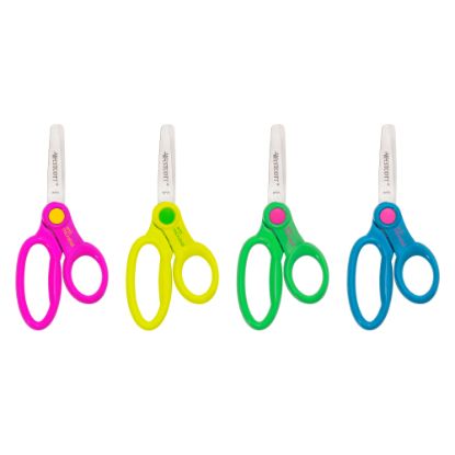 Picture of Westcott Anti-Microbial Kids Scissors, 5in, Blunt, Assorted Colors