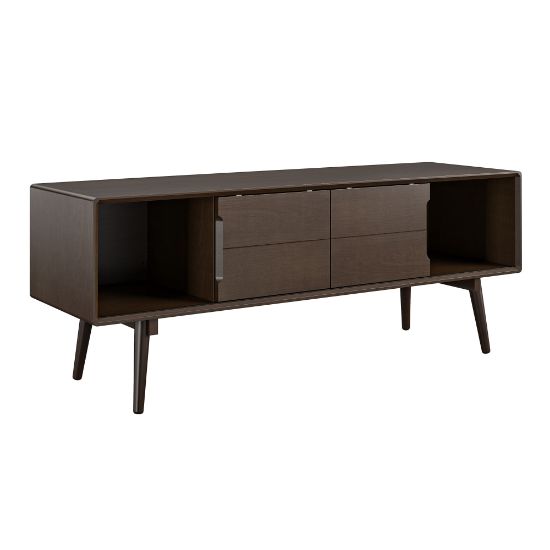 Picture of Ameriwood Home Brittany TV Stand For 55in TVs, Walnut