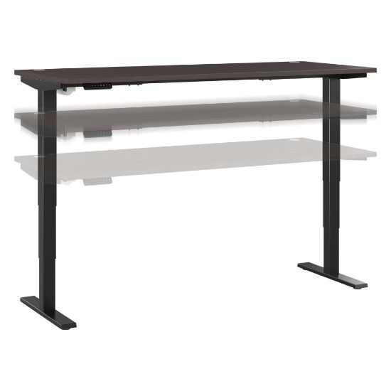 Picture of Bush Business Furniture Move 40 Series Electric 72inW x 30inD Electric Height-Adjustable Standing Desk, Storm Gray/Black, Standard Delivery