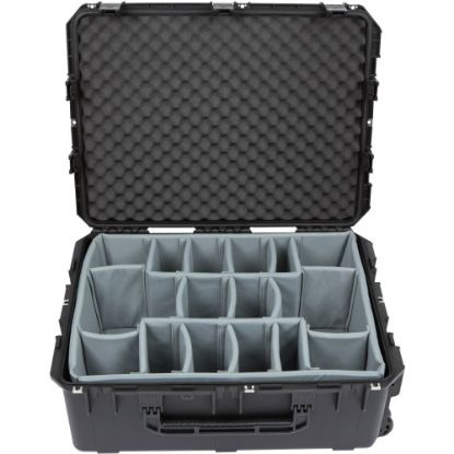 Picture of SKB Cases iSeries Protective Case With Padded Dividers And Wheels, 10-9/16in x 29in x 22in, Gray