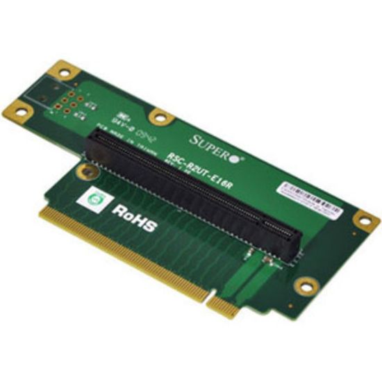 Picture of Supermicro RSC-R2UT-E16R Riser Card - 1 x PCI Express 2.0 x16 - PCI Express x16 - 2U Chasis