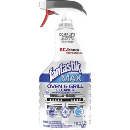 Picture of fantastik Max Oven & Grill Cleaner - 32 fl oz (1 quart) - 8 / Carton - White