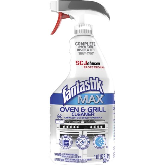 Picture of fantastik Max Oven & Grill Cleaner - 32 fl oz (1 quart) - 8 / Carton - White