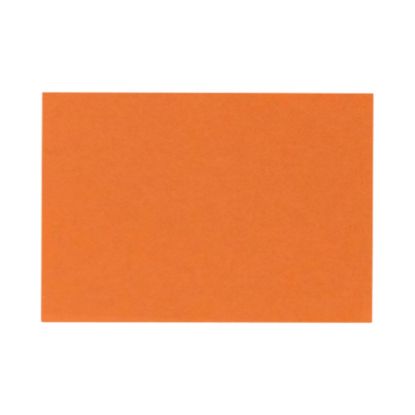 Picture of LUX Flat Cards, A6, 4 5/8in x 6 1/4in, Mandarin Orange, Pack Of 250